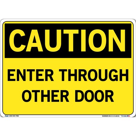 Vestil Vinyl Label Sign, 10-1/2" H, 14-1/2" W, Vinyl Label, Rectangle, English, SI-C-11-C-LB-011 SI-C-11-C-LB-011